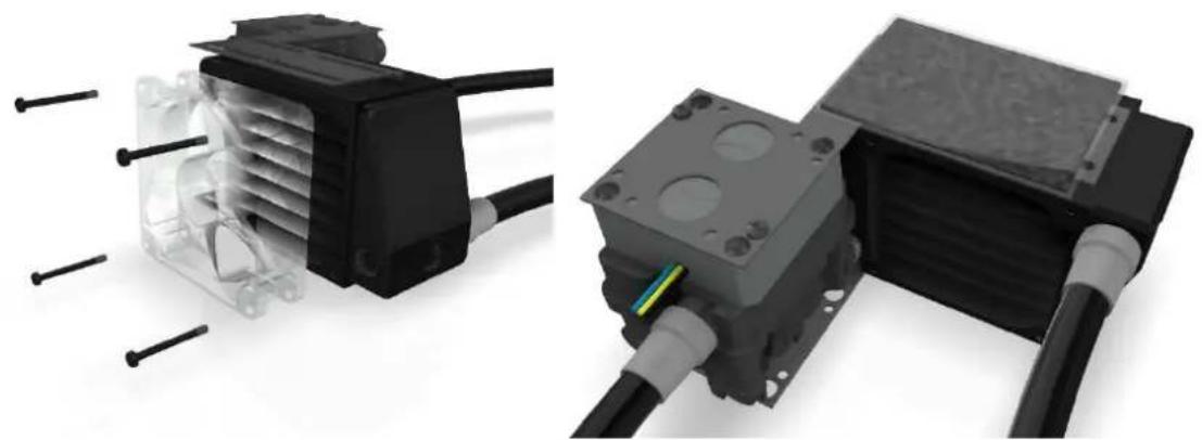 Alphacool ES Reservoir 2U - BEFESTIGUNG DES AUSGLEICHSBEHÄLTERS - 1