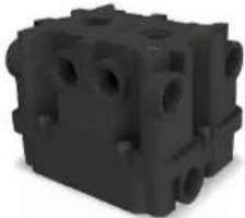 Alphacool ES Reservoir 2U - MOUNTING MATERIAL - 1