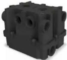 Alphacool ES Reservoir 2U - MONTAGEMATERIAL - 1