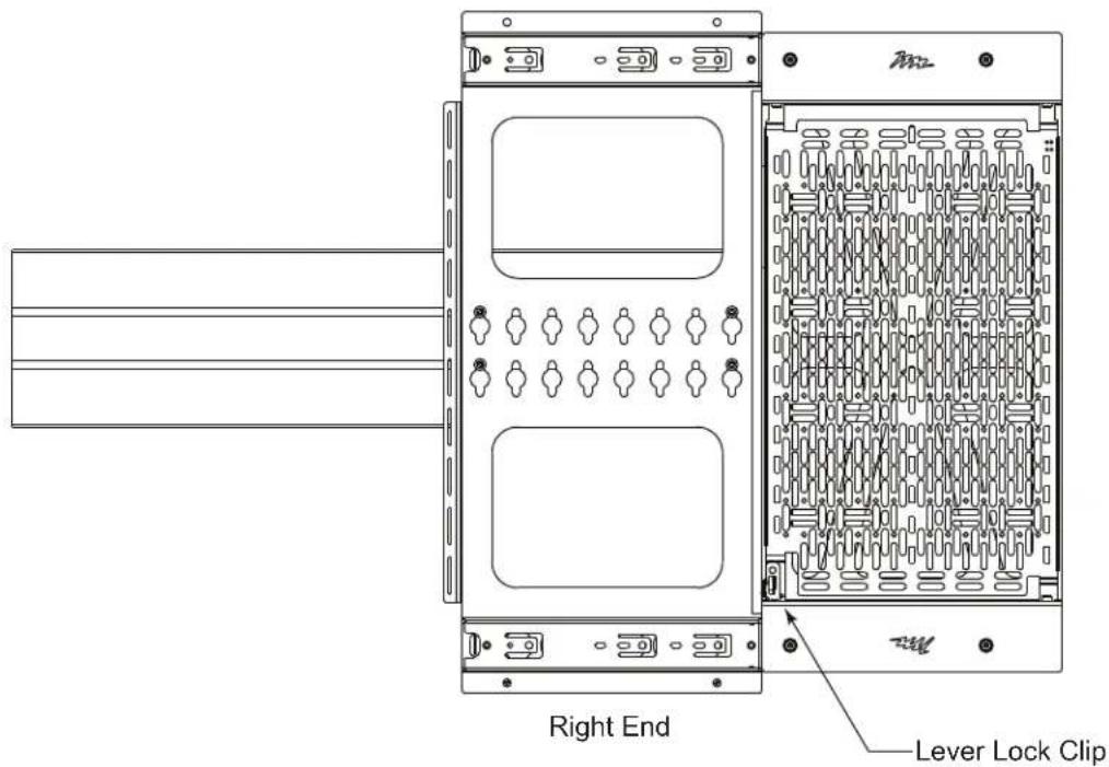 Middle Atlantic PRX-SMP-15X10 - INSTALLING THE SLIDING MOUNTING PLATE TO THE FRONT OF AN EXTRUSION CONT'D - 1