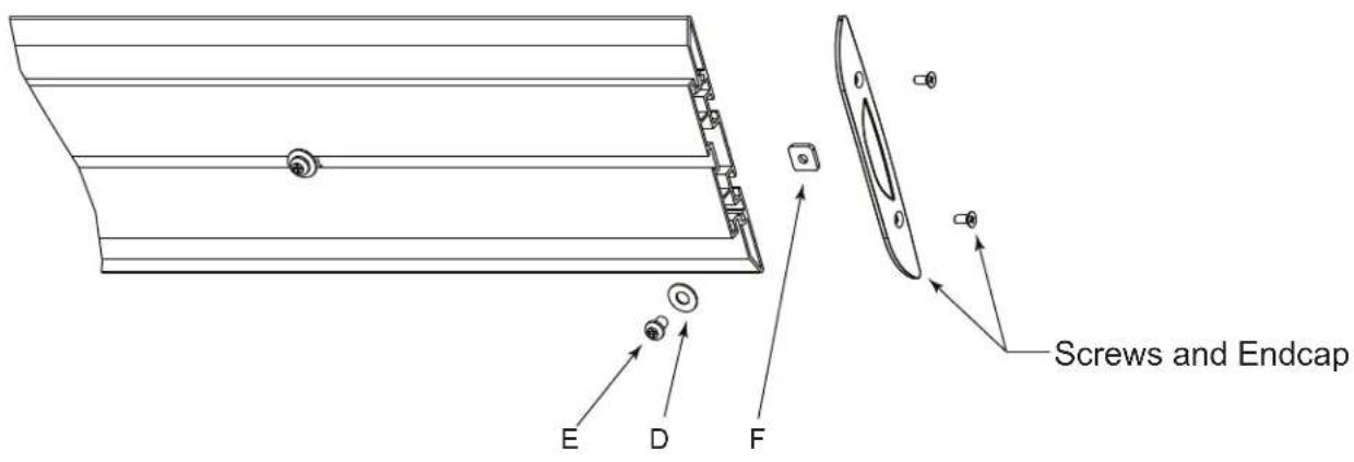 Middle Atlantic PRX-SMP-15X10 - INSTALLING THE SLIDING MOUNTING PLATE TO THE FRONT OF AN EXTRUSION CONT'D - 4