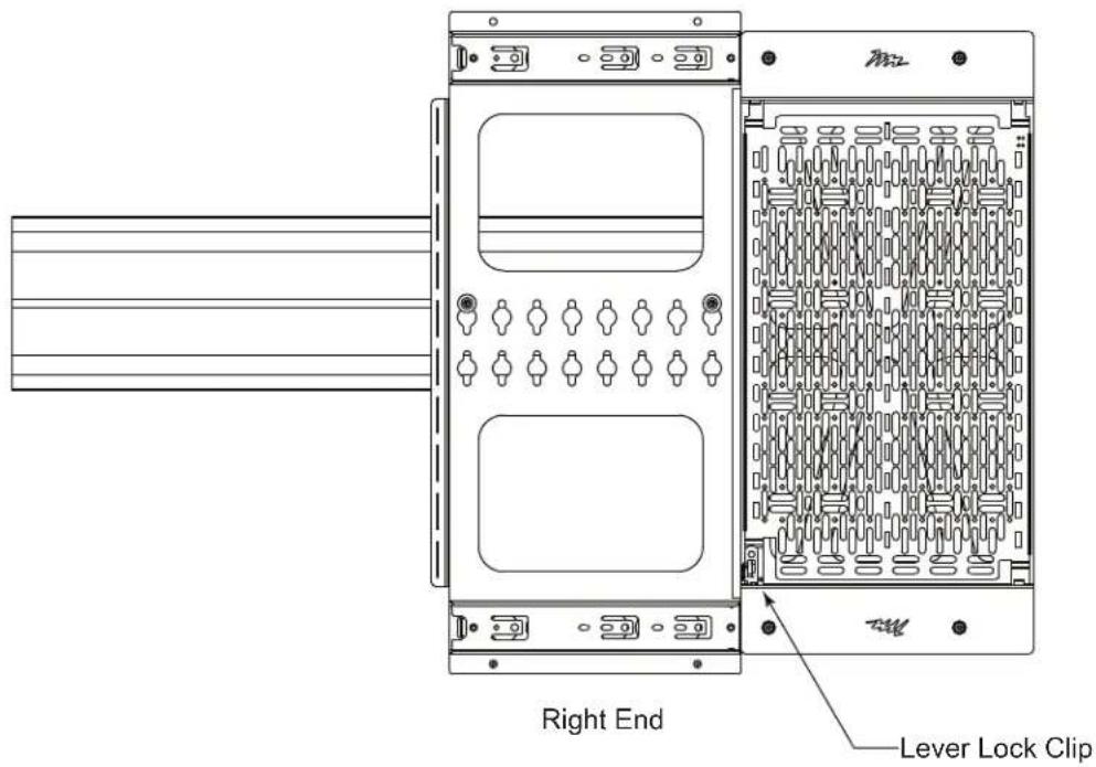 Middle Atlantic PRX-SMP-15X10 - INSTALLING THE SLIDING MOUNTING PLATE TO THE BACK OF AN EXTRAUSION CONT'D - 1