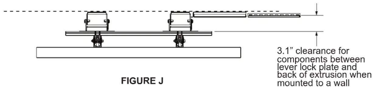 Middle Atlantic PRX-SMP-15X10 - INSTALLING THE SLIDING MOUNTING PLATE TO THE BACK OF AN EXTRAUSION CONT'D - 5