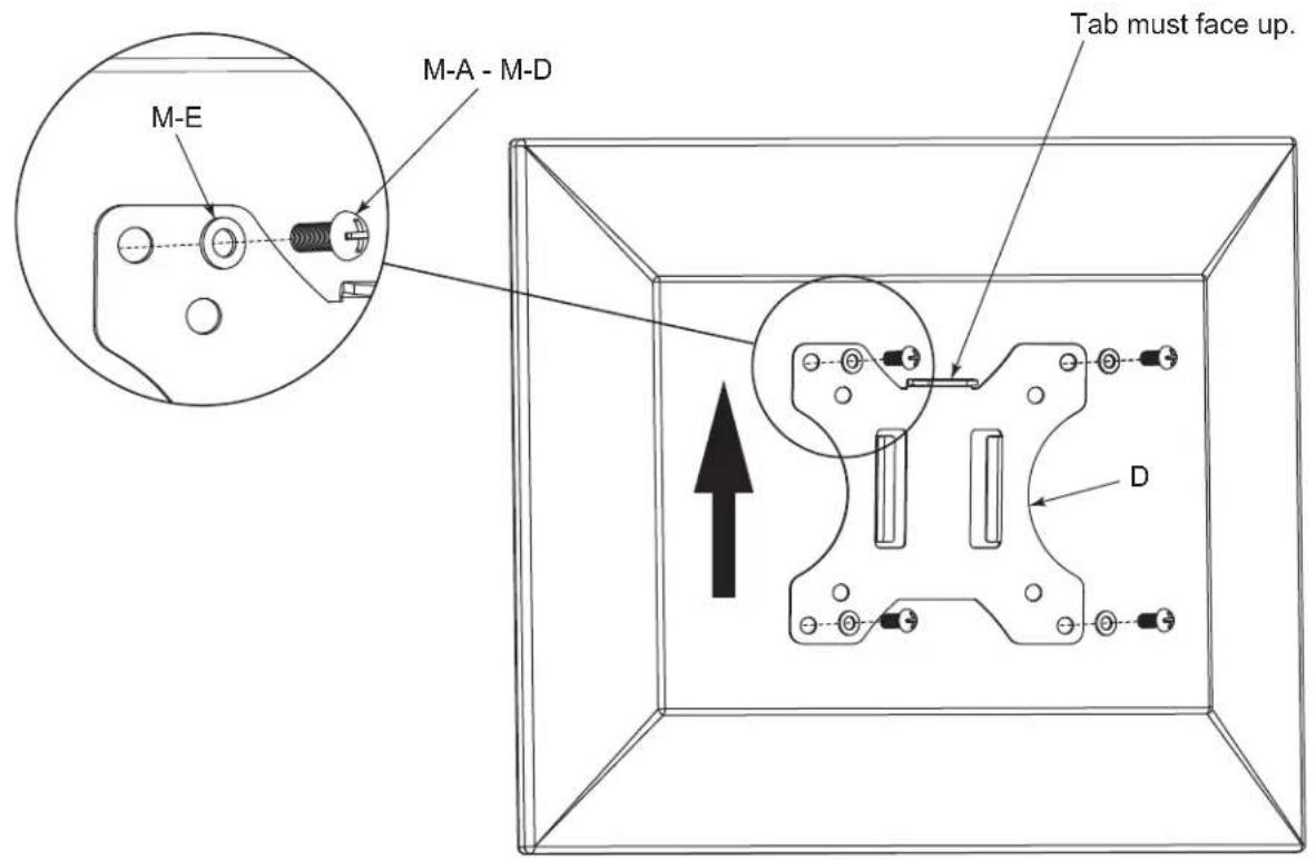 Middle Atlantic MM3-2X1BLK - FLUSH DISPLAY MOUNT BRACKET INSTALLATION - 2