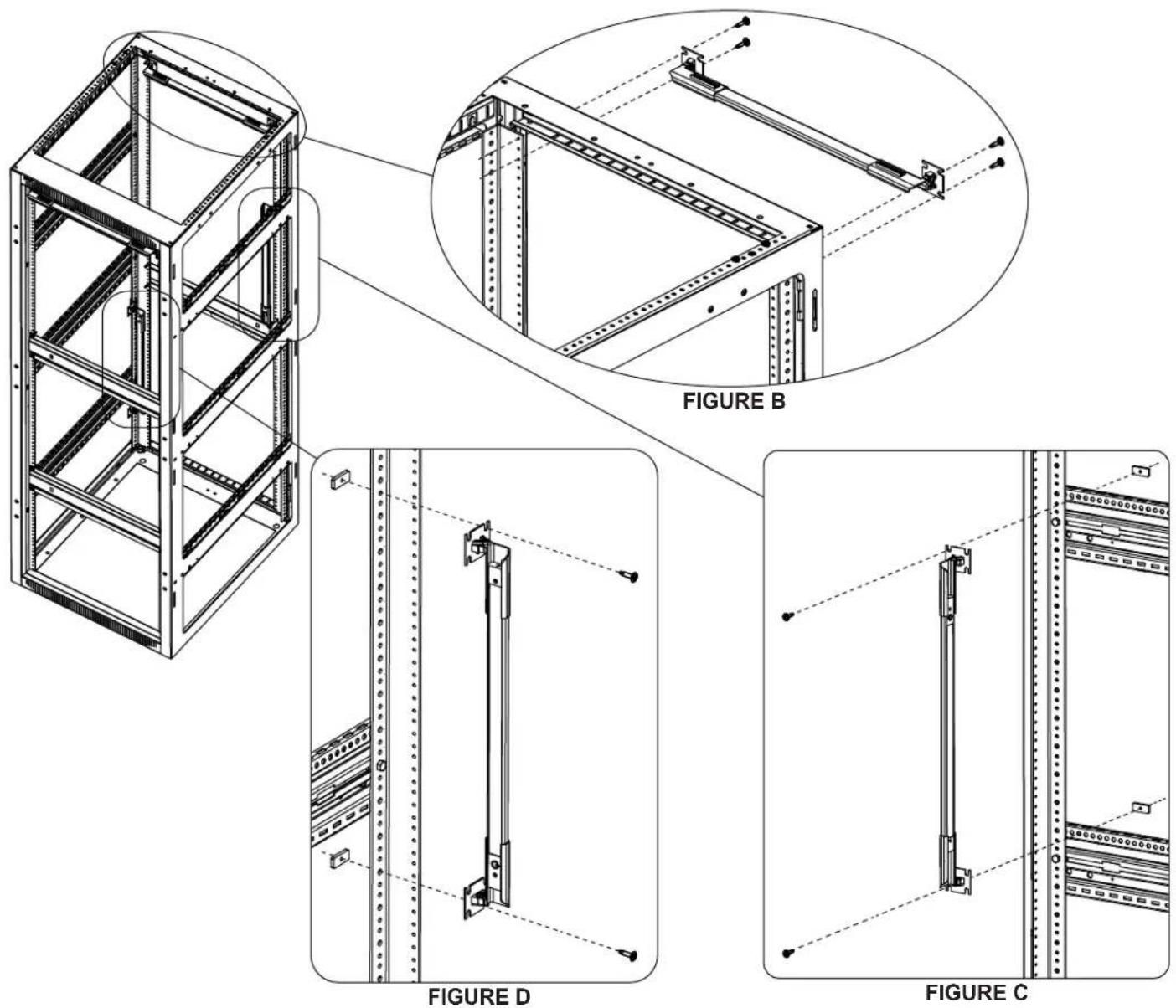 Middle Atlantic LT-CABUTL-DUAL - Installing Vertically on Rackrail - 1