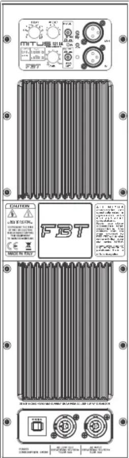 FBT MITUS 210MA - Sound Reinforcement Stage Monitor - 7