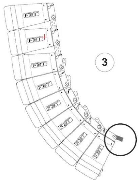 FBT MITUS 206L - AGGANCIO DI 2 SUBWOOFER, SATELLITE E BARRA DI SOSPENSIONE ATTACHMENT OF 2 SUBWOOFERS, SATELLITE AND FLYBAR - 17