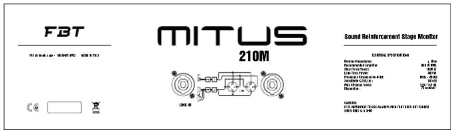 FBT MITUS 206L - 210M - 1