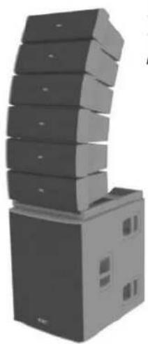 FBT MITUS 212FSA - AGGANCIO DI 2 SUBWOOFER, SATELLITE E BARRA DI SOSPENSIONE ATTACHMENT OF 2 SUBWOOFERS, SATELLITE AND FLYBAR - 10