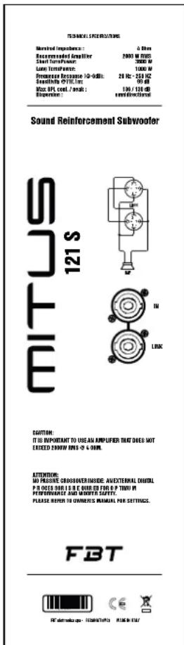 FBT MITUS 212FSA - 121SA / 118SA - 2
