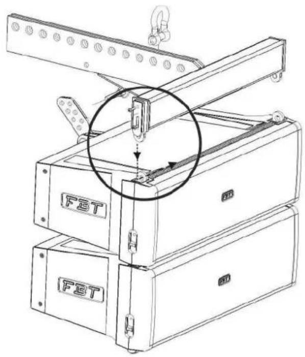 FBT MITUS 212FSA - AGGANCIO DI 2 SATELLITI CON BARRA DI SOSPENSIONE ATTACHMENT OF 2 SATELLITES WITH FLYBAR - 1
