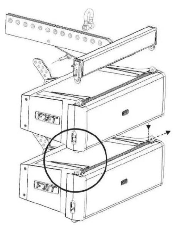 FBT MITUS 212FSA - AGGANCIO DI 2 SATELLITI CON BARRA DI SOSPENSIONE ATTACHMENT OF 2 SATELLITES WITH FLYBAR - 1