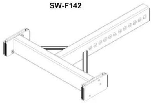 FBT SHADOW 142L - USE WITH OTHER MOUNTS IS CAPABLE OF RESULTING IN INSTABILITY CAUSING POSSIBLE INJURY. - 2