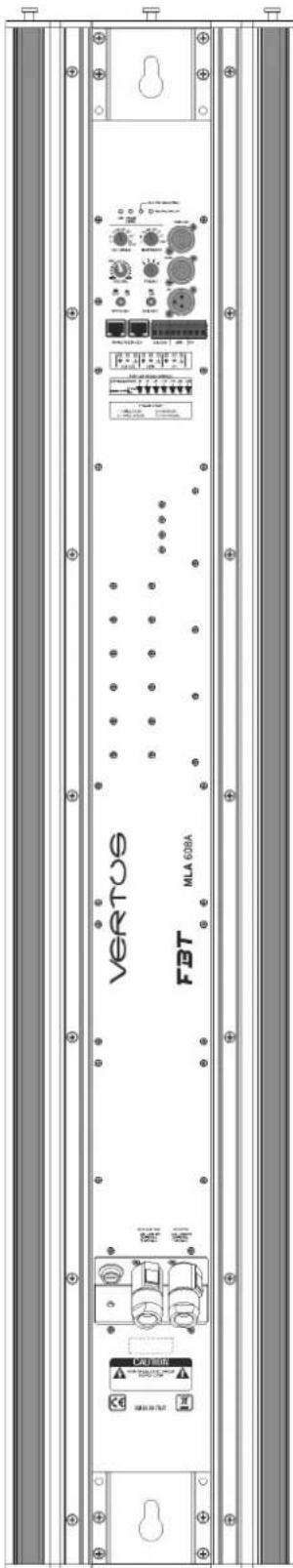 FBT VERTUS MLA 801A - LE CÂBLE ET LAFICHE DOIVENT ÊTRE CERTIFIÉSUL OUCSA - 2