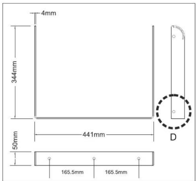 FBT SHADOW 112HCT - DIE VERWENDUNG ANDERER BEFESTIGUNGSBÜGEL KANN ZU EINER GEFÄHRLICHEN INSTABILITÄT MIT MÖGLICHEN PERSONEN UND SACHSCHÄDEN FÜHREN. - 1