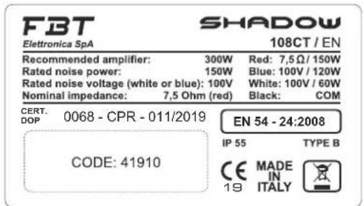 FBT SHADOW 112HCT - PEDENZA COSTANTE - 4