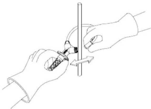 Gossen Metrawatt METRAFLEX 300M - CONNECTING TO THE CIRCUIT TO BE MEASURED - 4