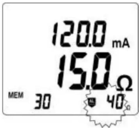 Gossen Metrawatt METRACLIP EARTH - Configuration en seuil bas - 1