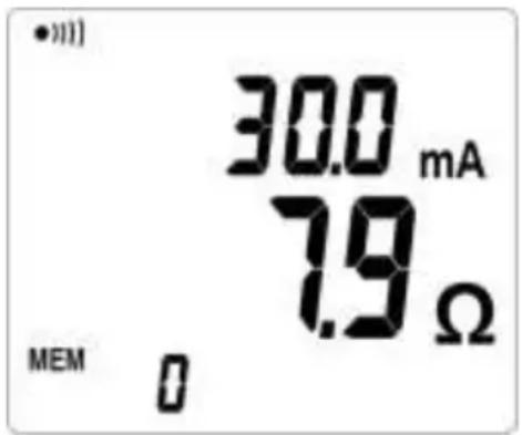 •iii) 30.0 mA 7.9 Ω MEM 0