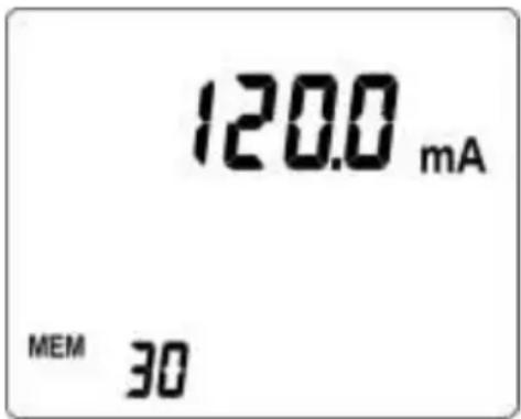 Gossen Metrawatt METRACLIP EARTH - RÉSULTAT DE LA MESURE - 1