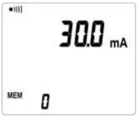 •••• 30.0 mA MEM 0