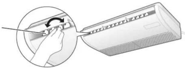 PANASONIC S-140MF2E5A - ■ Menyesuaikan arah aliran udara horizontal (Manual) - 1