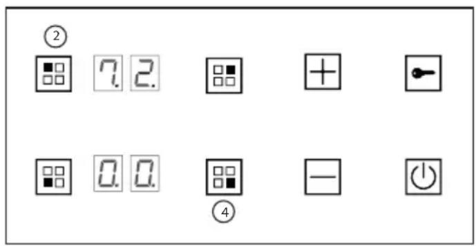 BARAZZA 1PIDGP6B - A) To set a different power limit greater than 2800W: - 1