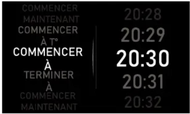 BARAZZA 1FEVSVC - Programmation des options de la minuterie - 1
