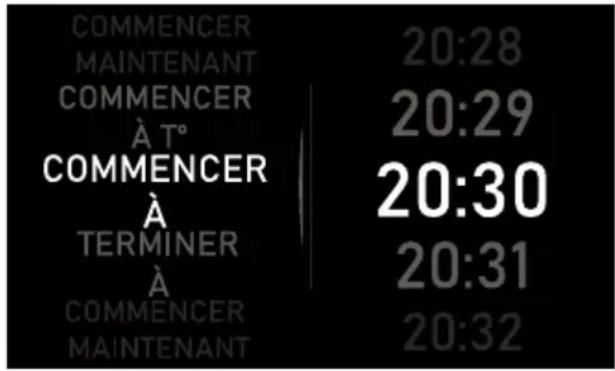BARAZZA 1FEVGVC - Programmation des options de la minuterie - 1