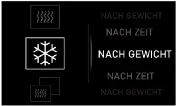 BARAZZA 1FEVSMC - HINWEIS: Wenn das Display das Wort "DREHEN SIE DAS GARGUT" anzeigt, die Tür öffnen, das Essen drehen und drücken, um fortzufahren. - 1
