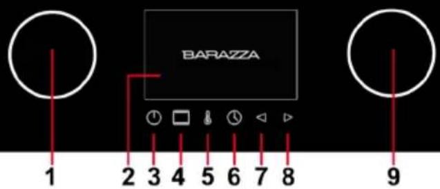 BARAZZA 1FEVTMC - Bedienfeld - 1