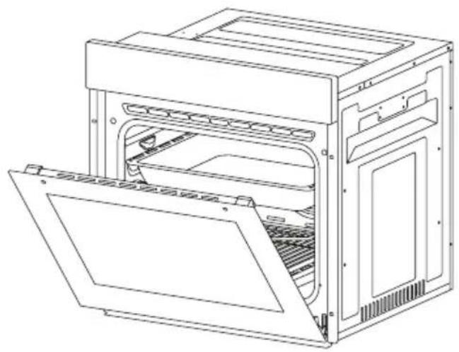 CATA SES 6004 BK - Cleaning And Mounting Oven Door - 1
