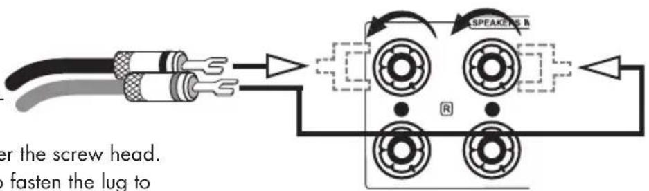 VINCENT SV-200 - CONNECTION OF THE LOUDSPEAKERS - 2