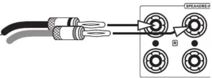 VINCENT SV-200 - CONNECTION OF THE LOUDSPEAKERS - 1