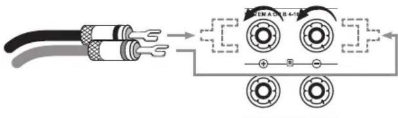VINCENT SV-237 MKII - CONNECTION OF THE LOUDSPEAKERS - 2