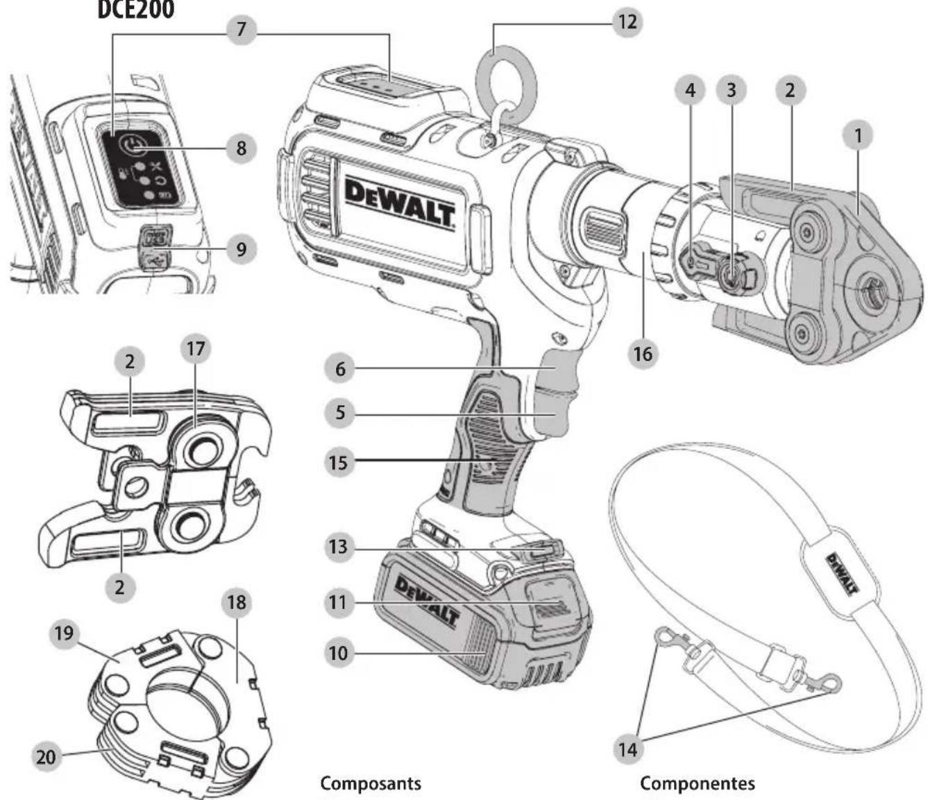 DEWALT DCE200 - 1