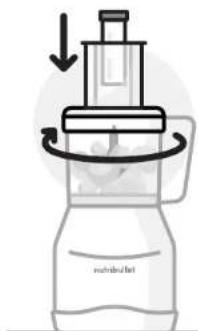 NUTRIBULLET Triple Prep System - Utilização da lâmina para amassar: - 5