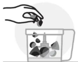 NUTRIBULLET Triple Prep System - Smalcināšanas asmens lietošana: - 3