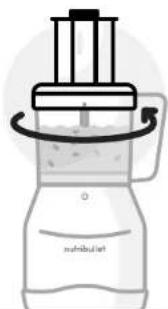 NUTRIBULLET Triple Prep System - Използване на острието за кълцане: - 11