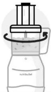 NUTRIBULLET Triple Prep System - Користење на сечилото за тесто: - 8
