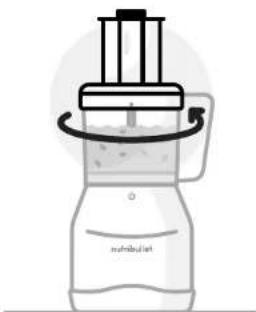 NUTRIBULLET Triple Prep System - Utilização da lâmina para triturar: - 12