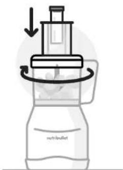 NUTRIBULLET Triple Prep System - Използване на реверсивния диск за рязане/раздробяване: - 4