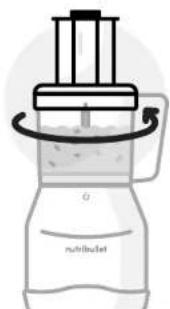 NUTRIBULLET Triple Prep System - Utilizzo della lama per impastare: - 8