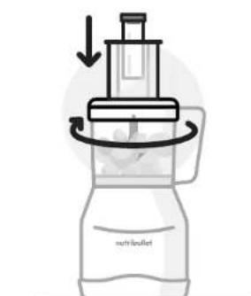 NUTRIBULLET Triple Prep System - Using the Reversible Slice/Shred Disc: - 4