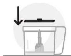 NUTRIBULLET Triple Prep System - Verwendung der Wendescheibe zum Schneiden/Raspeln: - 2