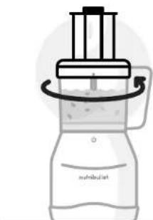 NUTRIBULLET Triple Prep System - Uporaba aparata Triple Prep System: mešanje - 12