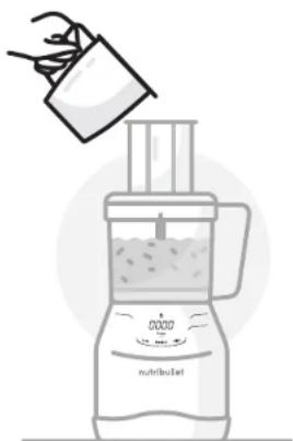 NUTRIBULLET Triple Prep System - Gebruik van het hakmes: - 9