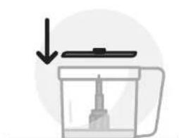 NUTRIBULLET Triple Prep System - Sådan bruges den vendbare snitte- og/riveskive: - 2