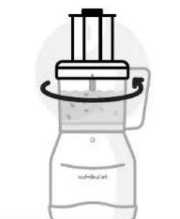 NUTRIBULLET Triple Prep System - Lõiketera kasutamine: - 10