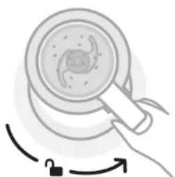 NUTRIBULLET Triple Prep System - Gebruik van het hakmes: - 10